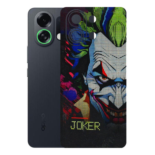 OPPO Phone Skins 2025 (All Models) - Joker Dot Matrix - 3D Embossed Finish (L-08) Oppo K13 Turbo 5G