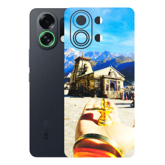 OPPO Phone Skins 2025 (All Models) - Beauty of Kedarnath - 3D Embossed Finish (L-108) Oppo K13 Turbo 5G
