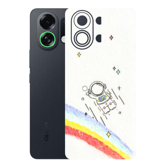 OPPO Phone Skins 2025 (All Models) - Milkyway Astronaut - 3D Embossed Finish (L-110) Oppo K13 Turbo 5G