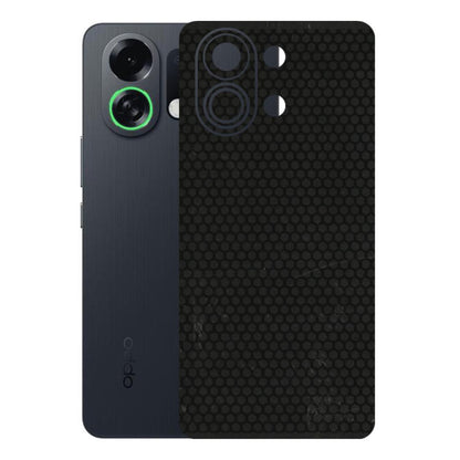 OPPO Phone Skins 2025 (All Models) - Black honeycomb - 3D Embossed Finish (L-114) Oppo K13 Turbo 5G