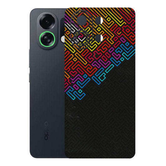 OPPO Phone Skins 2025 (All Models) - Dotme Pattern Art - 3D Embossed Finish (L-121) Oppo K13 Turbo 5G