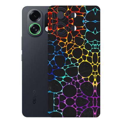 OPPO Phone Skins 2025 (All Models) - Abstract Art MultiColour - 3D Embossed Finish (L-133) Oppo K13 Turbo 5G