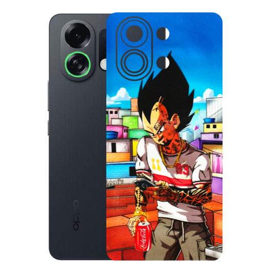 OPPO Phone Skins 2025 (All Models) - Vegeta - 3D Embossed Finish (L-136) Oppo K13 Turbo 5G