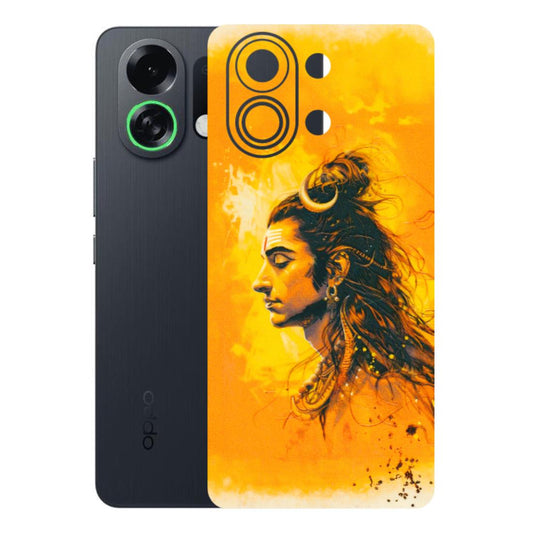 OPPO Phone Skins 2025 (All Models) - Shiv Shakti - 3D Embossed Finish (L-14) Oppo K13 Turbo 5G
