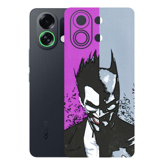 OPPO Phone Skins 2025 (All Models) - Batman & Joker - 3D Embossed Finish (L-143) Oppo K13 Turbo 5G