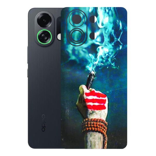 OPPO Phone Skins 2025 (All Models) - Mahadev Bhakt - 3D Embossed Finish (L-146) Oppo K13 Turbo 5G
