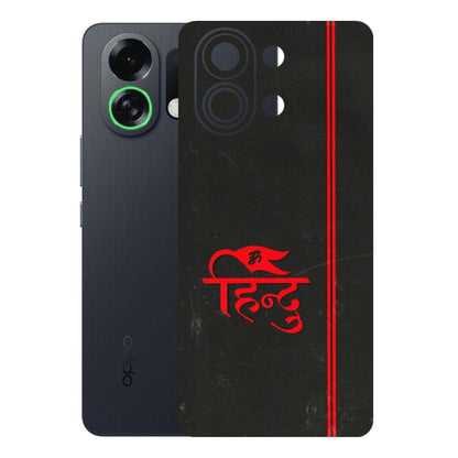 OPPO Phone Skins 2025 (All Models) - Hindu Black - 3D Embossed Finish (L-153) Oppo K13 Turbo 5G