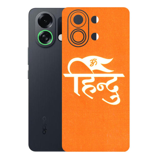 OPPO Phone Skins 2025 (All Models) - Hindu Kesari - 3D Embossed Finish (L-154) Oppo K13 Turbo 5G