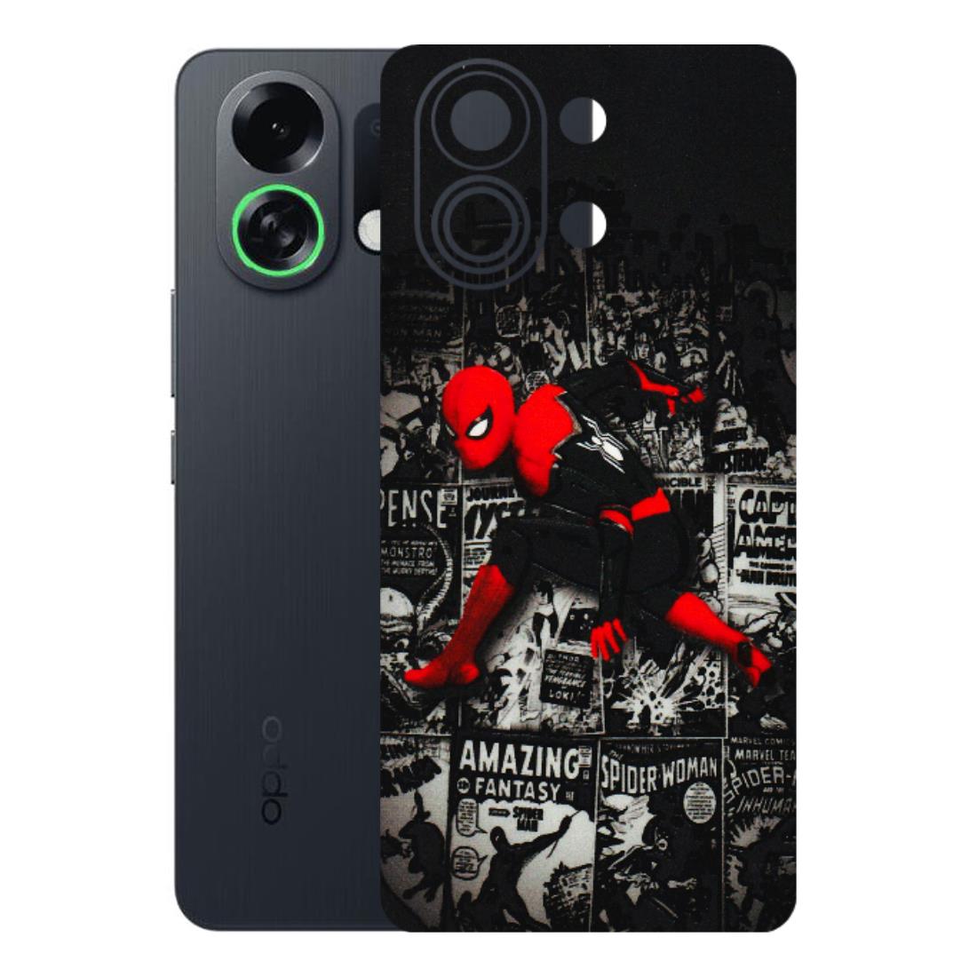 OPPO Phone Skins 2025 (All Models) - SpiderMan New - 3D Embossed Finish (L-162) Oppo K13 Turbo 5G