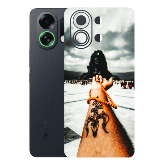 OPPO Phone Skins 2025 (All Models) - Jai Adiyogi Mahakaal - 3D Embossed Finish (L-164) Oppo K13 Turbo 5G