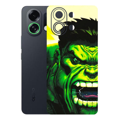 OPPO Phone Skins 2025 (All Models) - Hulk - 3D Embossed Finish (L-180) Oppo K13 Turbo 5G