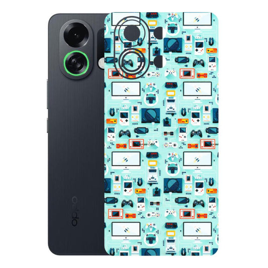 OPPO Phone Skins 2025 (All Models) - Gadgets Doodle - 3D Embossed Finish (L-184) Oppo K13 Turbo 5G