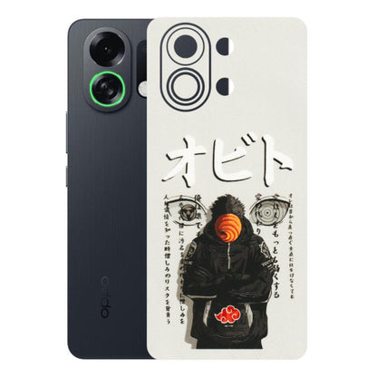 OPPO Phone Skins 2025 (All Models) - Obito Anime Eye - 3D Embossed Finish (L-19) Oppo K13 Turbo 5G