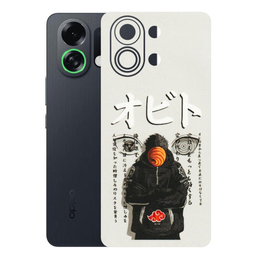 OPPO Phone Skins 2025 (All Models) - Obito Anime Eye - 3D Embossed Finish (L-19) Oppo K13 Turbo 5G