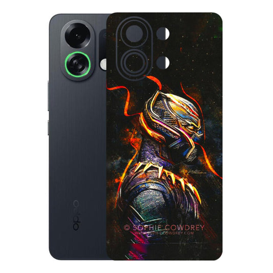 OPPO Phone Skins 2025 (All Models) - Black Panther - 3D Embossed Finish (L-190) Oppo K13 Turbo 5G