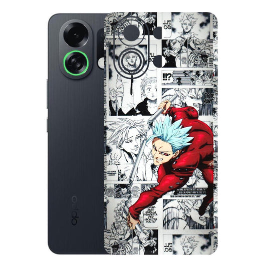 OPPO Phone Skins 2025 (All Models) - Anime Comic - 3D Embossed Finish (L-192) Oppo K13 Turbo 5G