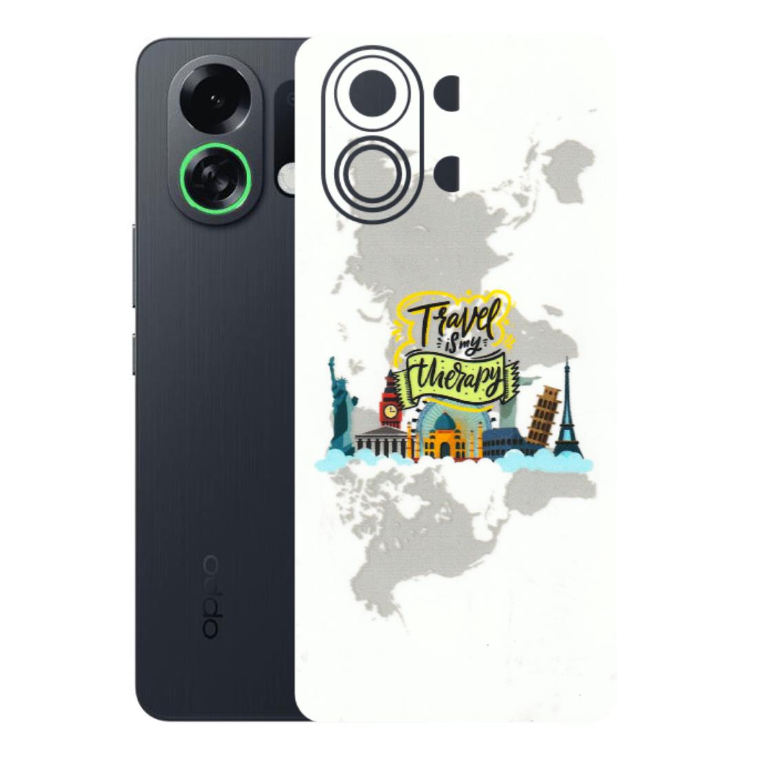 OPPO Phone Skins 2025 (All Models) - Travel Therapy - 3D Embossed Finish (L-199) Oppo K13 Turbo 5G