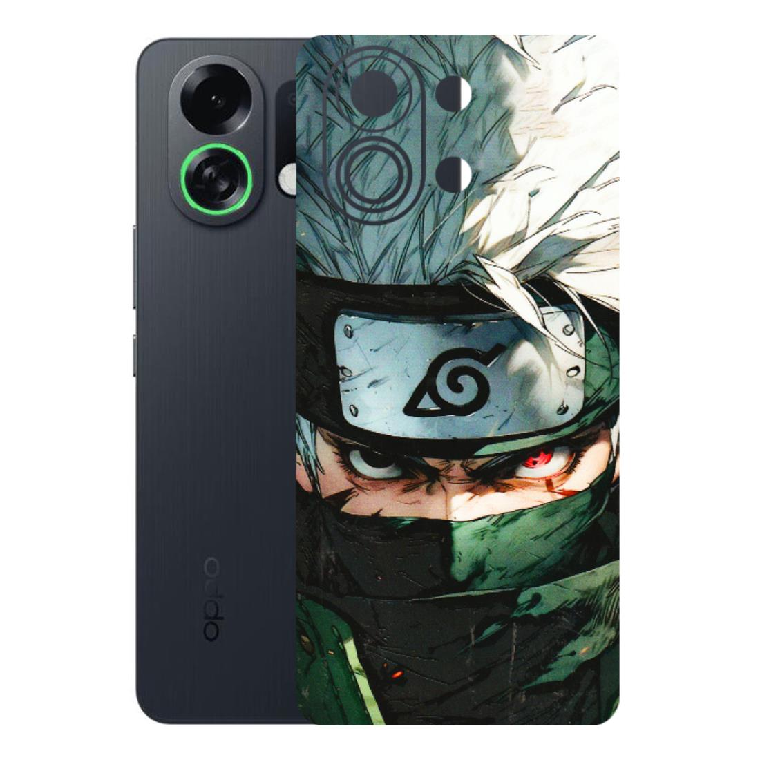 OPPO Phone Skins 2025 (All Models) - Kakashi Red Eye Focus - 3D Embossed Finish (L-227) Oppo K13 Turbo 5G