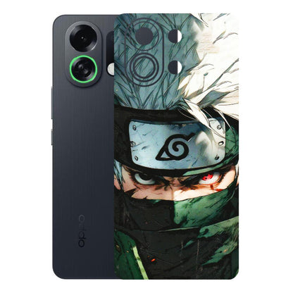 OPPO Phone Skins 2025 (All Models) - Kakashi Red Eye Focus - 3D Embossed Finish (L-227) Oppo K13 Turbo 5G