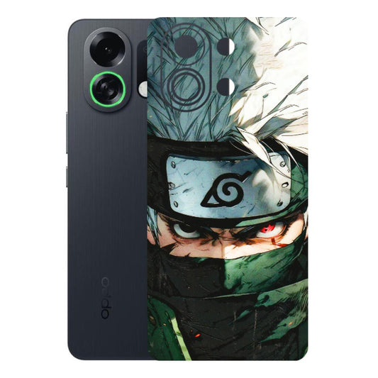 OPPO Phone Skins 2025 (All Models) - Kakashi Red Eye Focus - 3D Embossed Finish (L-227) Oppo K13 Turbo 5G