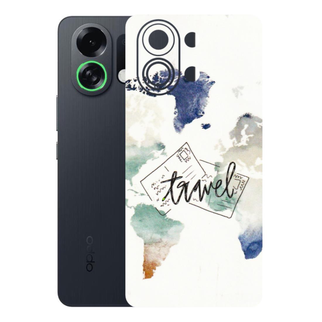 OPPO Phone Skins 2025 (All Models) - Travel The World - 3D Embossed Finish (L-232) Oppo K13 Turbo 5G