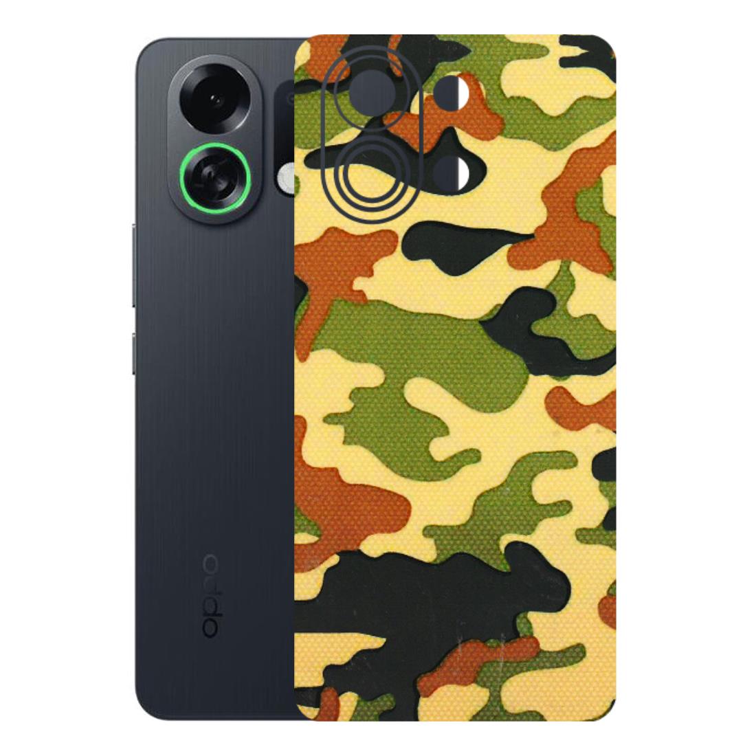 OPPO Phone Skins 2025 (All Models) - Indian Military - 3D Embossed Finish (L-234) Oppo K13 Turbo 5G