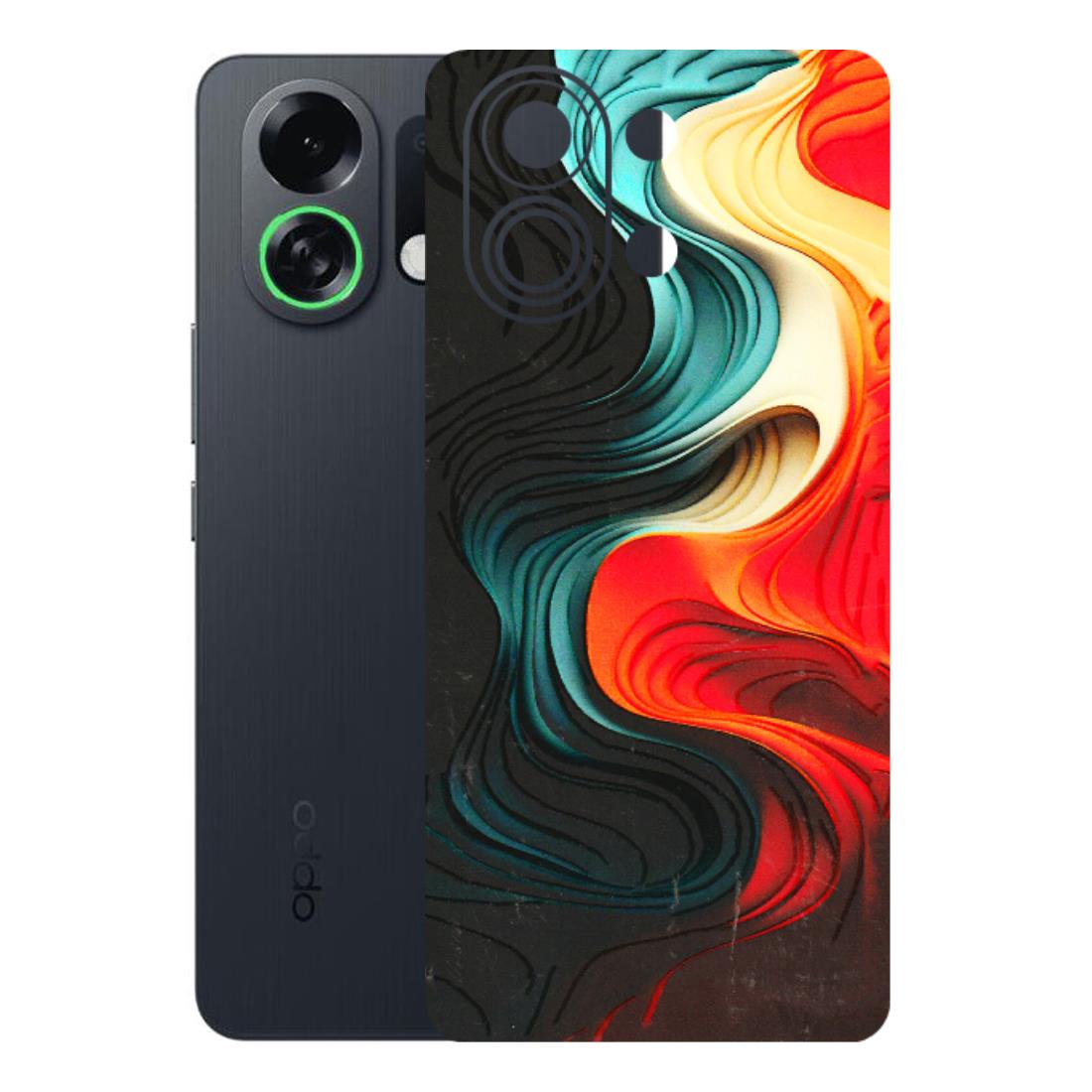 OPPO Phone Skins 2025 (All Models) - The Silky Swirl - 3D Embossed Finish (L-240) Oppo K13 Turbo 5G