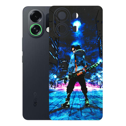 OPPO Phone Skins 2025 (All Models) - Demon Slayer Sword - 3D Embossed Finish (L-247) Oppo K13 Turbo 5G