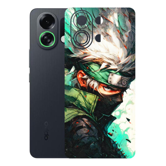 OPPO Phone Skins 2025 (All Models) - Kakashi Side Profile - 3D Embossed Finish (L-249) Oppo K13 Turbo 5G