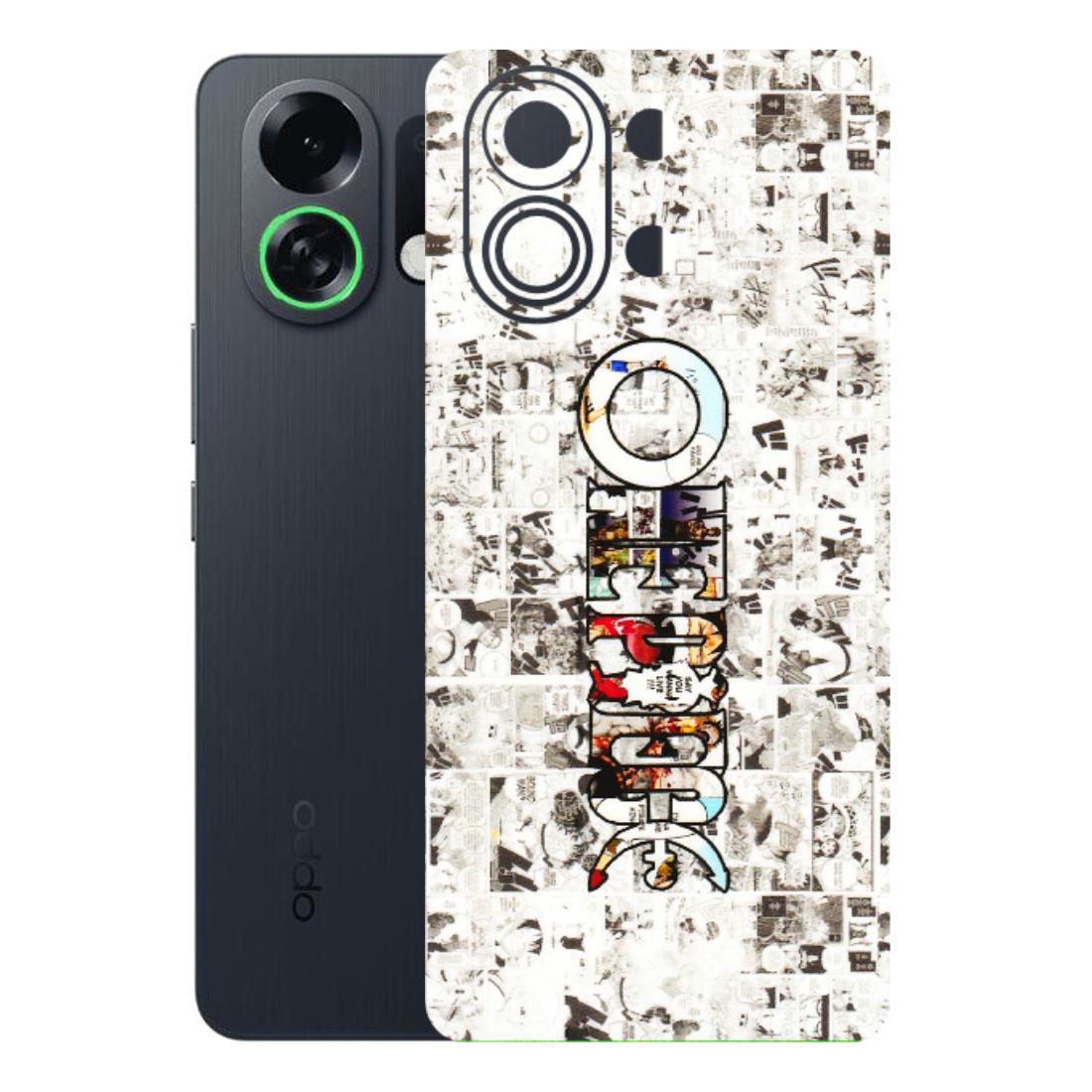 OPPO Phone Skins 2025 (All Models) - One Piece Manga - 3D Embossed Finish (L-26) Oppo K13 Turbo 5G