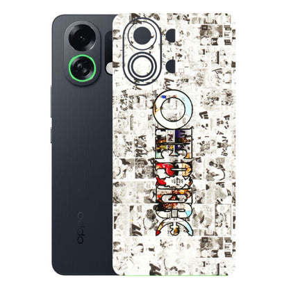 OPPO Phone Skins 2025 (All Models) - One Piece Manga - 3D Embossed Finish (L-26) Oppo K13 Turbo 5G