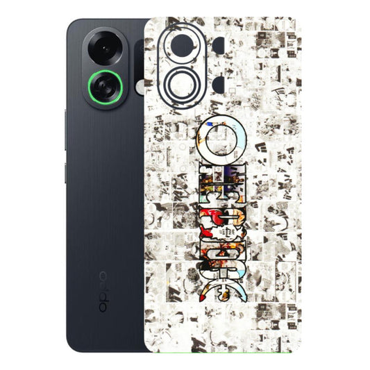 OPPO Phone Skins 2025 (All Models) - One Piece Manga - 3D Embossed Finish (L-26) Oppo K13 Turbo 5G