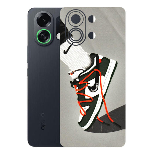 OPPO Phone Skins 2025 (All Models) - New Grey Sneaker - 3D Embossed Finish (L-261) Oppo K13 Turbo 5G
