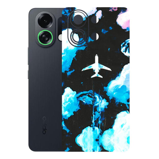 OPPO Phone Skins 2025 (All Models) - Travel In Airline Latest - 3D Embossed Finish (L-264) Oppo K13 Turbo 5G