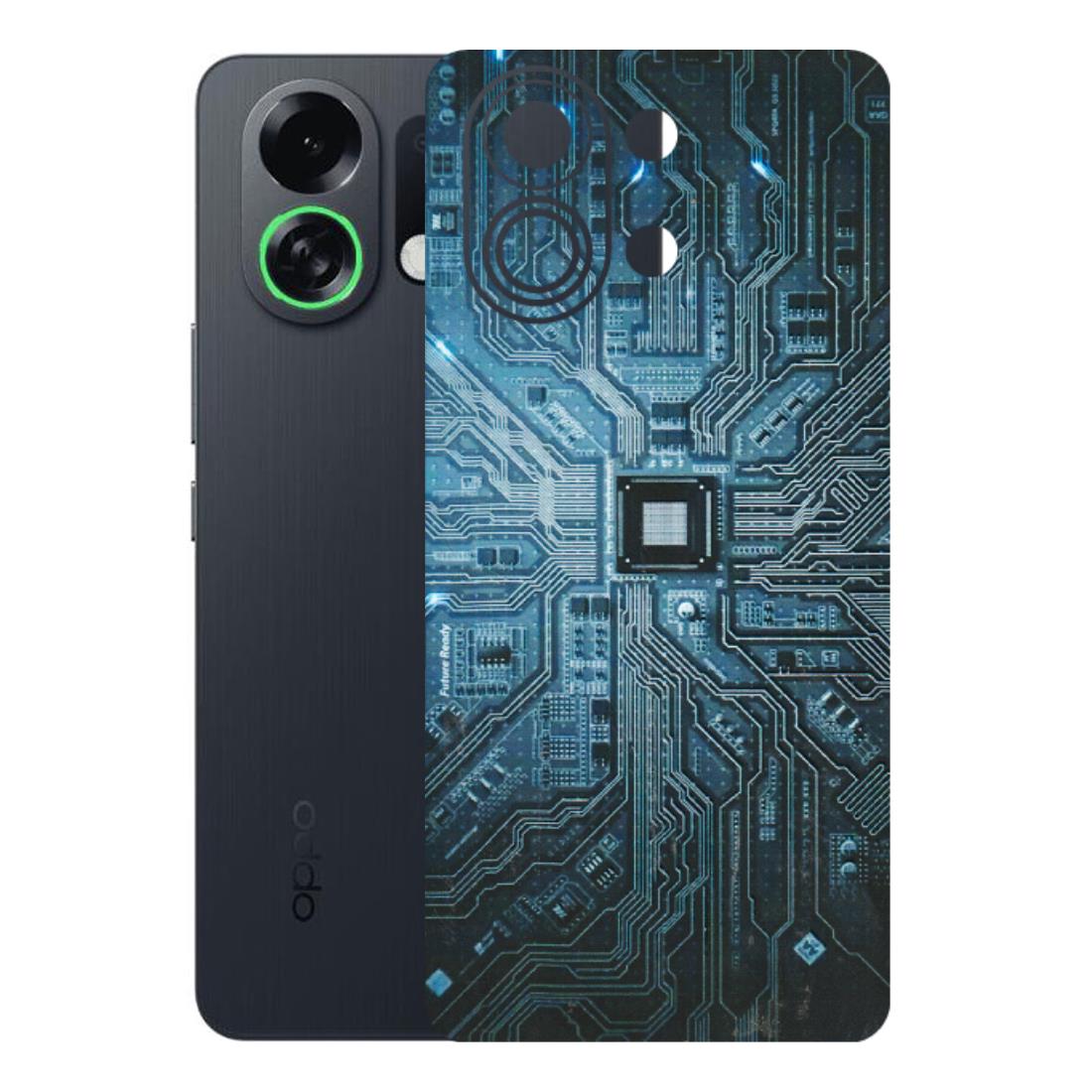 OPPO Phone Skins 2025 (All Models) - Original Circuit Latest - 3D Embossed Finish (L-267) Oppo K13 Turbo 5G