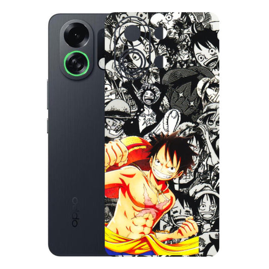 OPPO Phone Skins 2025 (All Models) - Anime Comics Games Doodles - 3D Embossed Finish (L-27) Oppo K13 Turbo 5G