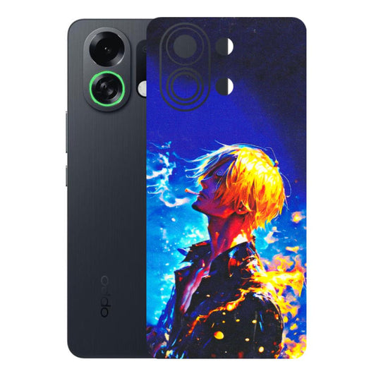 OPPO Phone Skins 2025 (All Models) - Sanji Vinsmoke One Piece - 3D Embossed Finish (L-319) Oppo K13 Turbo 5G