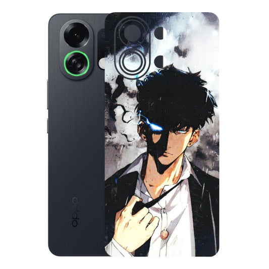 OPPO Phone Skins 2025 (All Models) - Sung Jinwoo Manhwa Anime - 3D Embossed Finish (L-328) Oppo K13 Turbo 5G