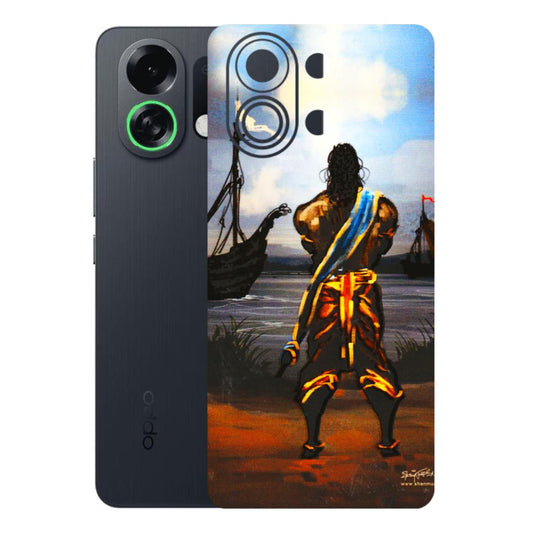 OPPO Phone Skins 2025 (All Models) - Heavenly God Figure - 3D Embossed Finish (L-34) Oppo K13 Turbo 5G