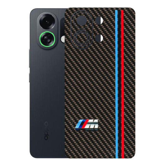 OPPO Phone Skins 2025 (All Models) - BM Carbon Fiber Feels - 3D Embossed Finish (L-38) Oppo K13 Turbo 5G