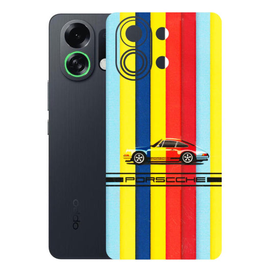 OPPO Phone Skins 2025 (All Models) - Multicolour Porche - 3D Embossed Finish (L-39) Oppo K13 Turbo 5G
