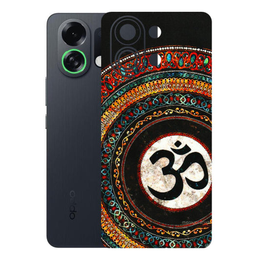 OPPO Phone Skins 2025 (All Models) - Aum Chant Abstract - 3D Embossed Finish (L-42) Oppo K13 Turbo 5G