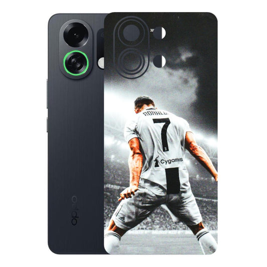 OPPO Phone Skins 2025 (All Models) - Ronaldo CR7 Crazy - 3D Embossed Finish (L-44) Oppo K13 Turbo 5G
