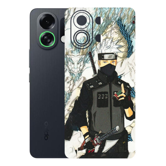 OPPO Phone Skins 2025 (All Models) - Kakashi Hatake Naruto Anime - 3D Embossed Finish (L-46) Oppo K13 Turbo 5G