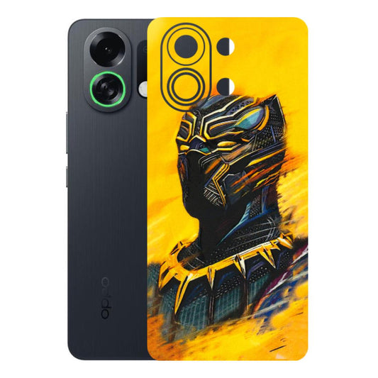 OPPO Phone Skins 2025 (All Models) - Yellow Panther - 3D Embossed Finish (L-54) Oppo K13 Turbo 5G