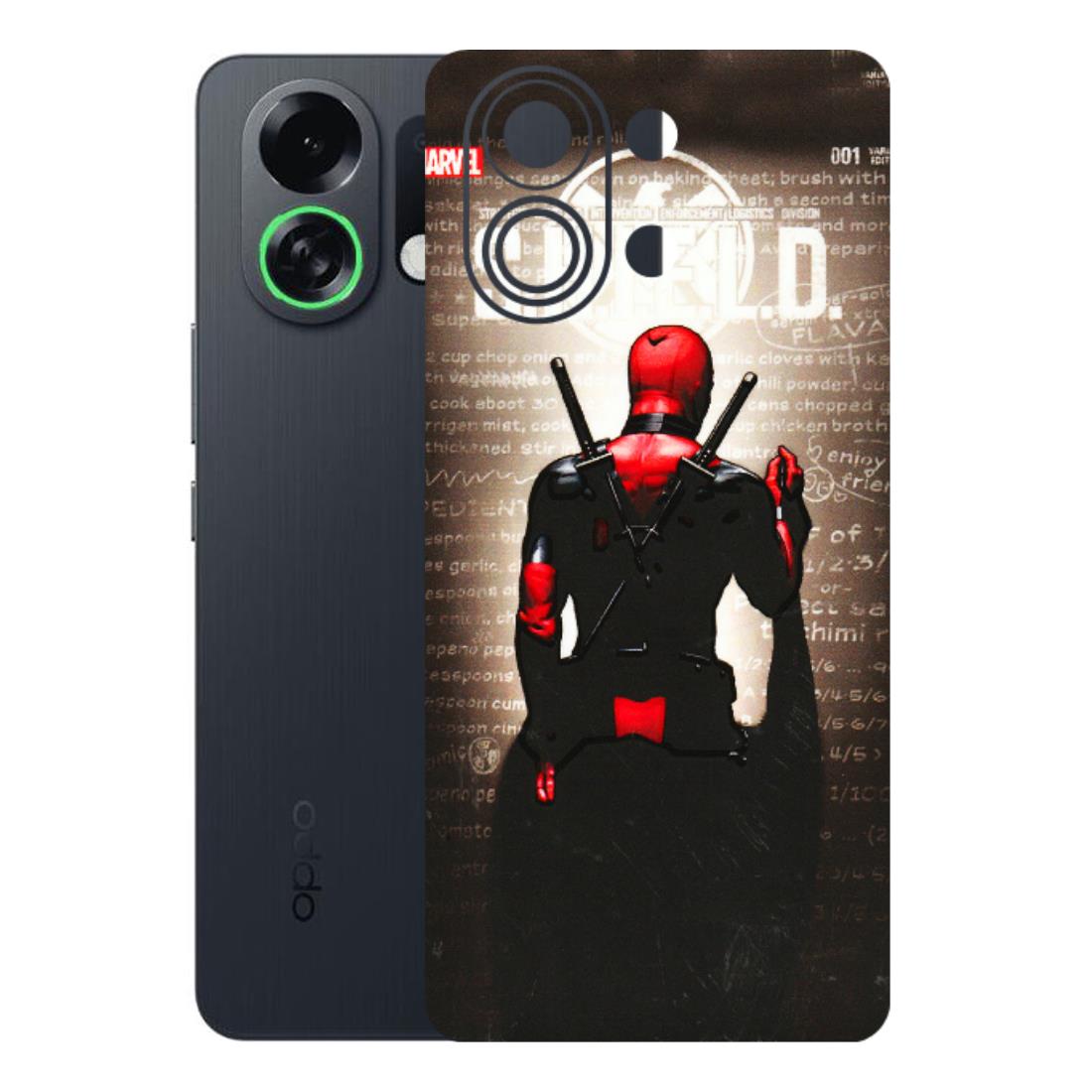 OPPO Phone Skins 2025 (All Models) - Deadpool - 3D Embossed Finish (L-56) Oppo K13 Turbo 5G