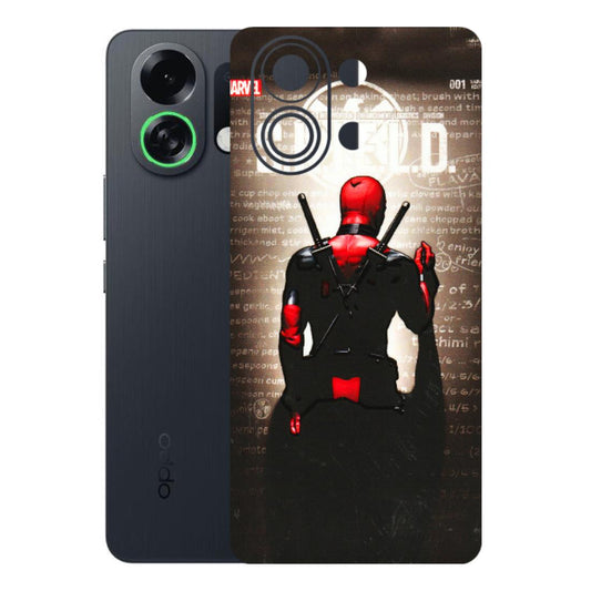 OPPO Phone Skins 2025 (All Models) - Deadpool - 3D Embossed Finish (L-56) Oppo K13 Turbo 5G