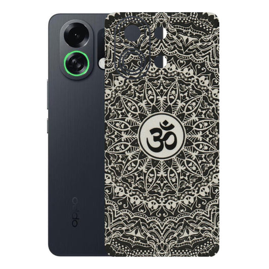 OPPO Phone Skins 2025 (All Models) - Aum Elegant Mandala - 3D Embossed Finish (L-62) Oppo K13 Turbo 5G