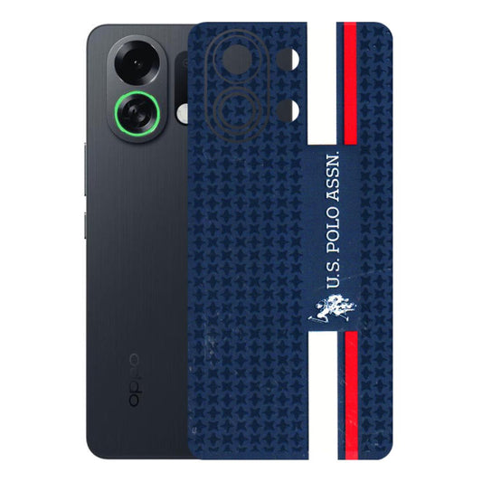 OPPO Phone Skins 2025 (All Models) - US POLO Designer Brand - 3D Embossed Finish (L-65) Oppo K13 Turbo 5G