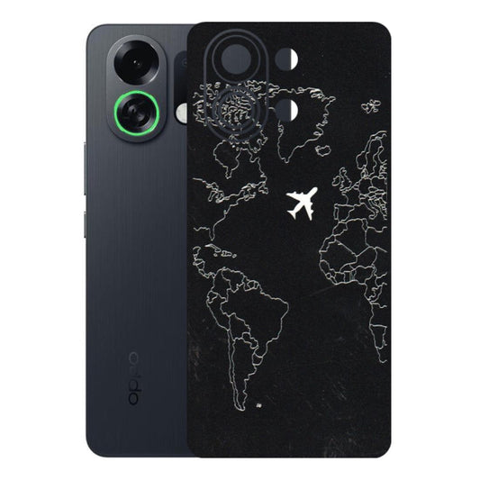 OPPO Phone Skins 2025 (All Models) - Never Ending Travel - 3D Embossed Finish (L-79) Oppo K13 Turbo 5G
